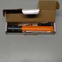 Electric Knife Sharpener, 3 Speed Max 7000RPM Handheld Sharpener for Kitchen Knives, Electric Knife Sharpening Tool of Portable Cordless Rechargeable 2000mAh (Orange)