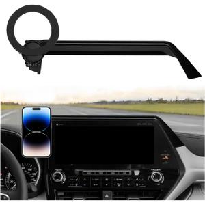 Car Phone Holder for 2020-2025 Toyota Highlander Accessories, Compatible MagSafe, 360 Rotation, Super Strong Magnetic Attraction(for 8 inch Screen only)