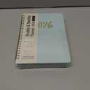 3 x 2026 Planner - Weekly and Monthly Planner, January 2026 to December 2026, Spiral Bound 2026 Calendar Planner Book, Inner Pocket, Perfect for Office Home School Supplies - A5 (6.3" x 8.5"), Mint