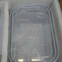 4 Pack 8 Cups/ 63oz Large Glass Storage Containers with Lids, Meal Prep Containers, Glass Food Storage with Airtight Lid for Baking, Leak Proof & Microwave, Oven Safe (4 Containers + 4 Lids)