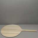 New Star Foodservice 50370 Restaurant-Grade Wooden Pizza Peel, 19" L x 19" W Plate, with 14" L Wooden Handle, 33" Overall Length (19" x 33")