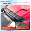 powoq Hood Protector Compatible with 2009-2018 Dodge RAM 1500 Deflector Upgraded TPE Shield Hood Deflector Replacement for 2009-2018 Dodge RAM 1500 Accessories