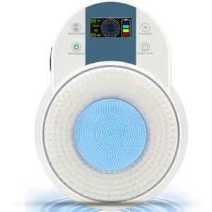Wall Mounted Electric Shower Back Scrubber with Smart Screen,130mm Brush Head Shower Back Brush, 360  Auto Rotation 3 Adjustable Speed Electric Back Scrubber for Body, Exfoliate, Cleansing, Massage