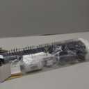 Reinforced 42" Tall Retractable Dog Gate, 155" Extra Long Retractable Baby Gate with Support Rods - Prevent Crawling Under, Indoor/Outdoor Retractable Gate Extra Tall Baby Gate Retractable Fence/Black