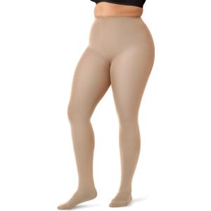 OEAK Womens Fleece Lined Tights Leggings Plus Size Thermal Warm Thick Opaque Tights Tummy Control High Waisted Pantyhose M