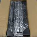 bukfen Over the Door Pantry Organizer, 6-Tier Adjustable Wooden Basket Kitchen Pantry Door Organization and Storage, Heavy-Duty Metal Hanging Kitchen Spice Rack,D6.3 x W17.71 x H50.60 inch,1 Pack (Black pole wood color)