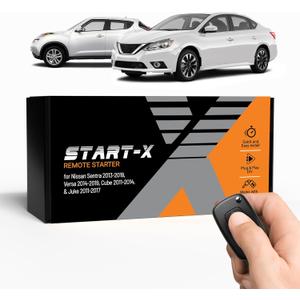 Start-X Remote Starter Kit for Nissan Sentra (2013-2019), Versa (2014-2019), Cube (2011-2014), and Juke (2011-2017) Vehicles with Push-to-Start Ignition Only | Plug & Play Install | Zero Wire Splicing