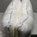 MUXHOMO Bed Pillows King Size Set of 2, Gusseted Sleeping Pillows for Side, Back, and Stomach Sleepers, Hotel Quality, Oeko-Tex Certified Fluffy Supportive Down Alternative Filling, White, 2 Pack