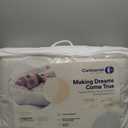 Continental Bedding Pillow Double Down Surround-As seen in many 5 star hotels and resorts. (queen), white