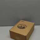 Prus Waso Amber Glass Soap Dispenser Set, Hand Soap and Lotion Set with Black Stainless Steel Pump, Perfect for Modern Bathroom Decor. (Amber)