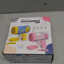 JONEG Toys for 3-8 Year Old Boys Girls: Bubble Machine for Kids with Bubble Solution, Gifts for 3 4 5 6 7 8 Years Old Boy Birthday Toy for Kid Toddlers Ages 4-6 Outdoor Wedding Bubbles Blower Maker (Blue)