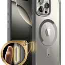 SUPCASE for iPhone 16 Pro Case with Camera Control Capture Button (Unicorn Beetle Mag), [Compatible with MagSafe] Slim Protective Magnetic Phone Case for iPhone 16 Pro 6.3'' 2024, Gray