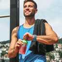 Sport Band Compatible with Apple Watch Band 44mm 45mm 46mm 40mm 42mm 38mm 41mm 49mm, Soft Silicone Waterproof Replacement Strap for iWatch Watch Series 11 10 9 8 7 6 5 4 3 2 1 SE Ultra Women Men (Lake Blue)