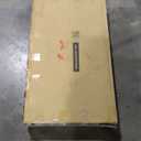 Metal Framed Two Tier Serving Cart with X Shaped Side Panels, Mirrored, Antique Gold