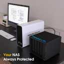 GOLDENMATE 1000VA/800W Lithium UPS Battery Backup and Surge Protector, Sinewave UPS System with LiFePO4 Battery(230.4 Wh), 2025 Upgraded Pro Ver. with Communication Port, 8 Outlets, LCD Display, White