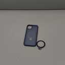 360Rotatable Magnetic Ring for iPhone 14 Plus Case/iPhone 15 Plus Case Compatible with MagSafe [Non-Slip Texture][Built-in Kickstand][Military Shockproof] Translucent Matte Silicone Slim, Blue