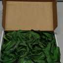 Felice Arts 12 Pack Green Roses Artificial Flowers with Stems Silk Roses for Vase Fake Flowers Bouquet for St Patricks Day Wedding Table Home Kitchen Party DIY Christmas Decor