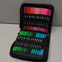 120 Colors Numbered Dual Tip Brush Pens with Free App, Fine and Brush Tips Pens for Adults, Coloring Markers for Coloring Book Bullet Journaling Note Taking Planner Hand Lettering