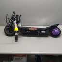 Razor Power Core E100 Electric Scooter for Kids Ages 8+ - 100w Hub Motor, 8" Pneumatic Tire, Up to 11 mph and 60 min Ride Time, for Riders up to 120 lbs (Purple)