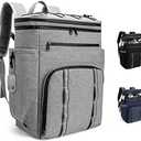 Simaixing Backpack Coolers Insulated Leak Proof, 45 Cans Beach Cooler Backpack, Large Capacity Ice Chest Backpack, Waterproof Soft Cooler Bag Lunch Backpack for Men Women Camping Hiking