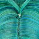 Women's Short curly cute Wig, Costume for Helloween party (Cyan)