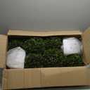 Damomo Artificial Boxwood Ball Topiaries Trees, Outdoor 3ft Fake Topiary Triple Ball Boxwood Tree 2 Packs, Faux Shrubs Green Plants Detachable Sphere Potted Decor Indoor Porch or Garden 35inch