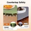 Food Warming Mat, Silicone Electric Heating Tray to Keep Food Warm at Party, Heating Mat for Food with 3 Temperature Levels & 2 Hours Auto-Off, Roll up Warming Tray for Buffets, Parties, Picnic