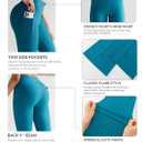 RUNNING GIRL Womens Ribbed V Crossover High Waist Yoga Pants Flare Leggings for Women with Side Pockets (XL)