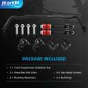 55398938AC Front Suspension Stabilizer Bar & K80894 Front Sway Bar Link Kit with Bushing Kit Fit For 2009-2010 Dodge Ram 1500,2011-2018 Ram 1500,2019-2022 Ram 1500 Classic 4WD # 55398938AB