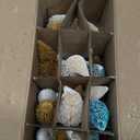 Amyhill 4 Pcs Bottle Brush Trees Christmas Stocking Holders for Mantle Metal Weighted Xmas Tree Stocking Holders Mini Christmas Village Trees with Non-Skid for Xmas Home Fireplace Holiday Decor