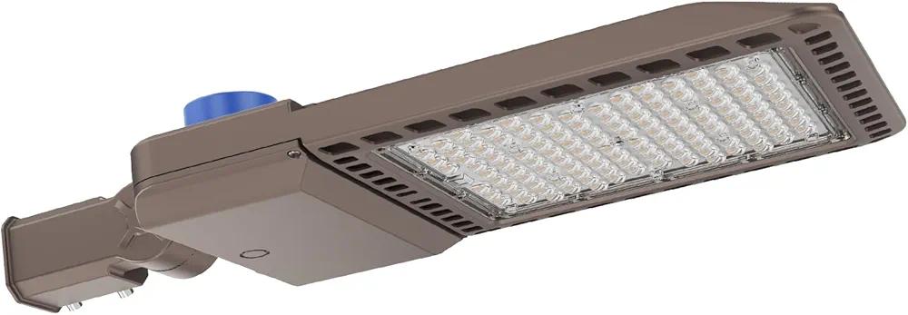 G GJIA LED Parking Lot Light,150W, 21,000LM 5000K, Shoebox Light with Dusk to Dawn Photocell,Adjustable Arm Mount, IP66 Waterproof, Commercial LED Area Security Light for Parking Lot,Roadway
