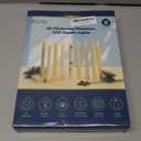 JOIONE Flameless Taper Candles Flickering Battery Operated, 3D Wick Warm Light Electric Candles with 2 Remote Timer, 9.6" Red Real Wax LED Candles for Christmas Home Party Wedding Decoration (6 Pack)