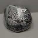 Yoimira Mens Robe with Hood, Big and Tall Plush Fleece Long Robe for Men Full-Length Bathrobe Cozy and Warm With Pockets (Black)