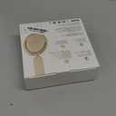 RORSOU B8 Bluetooth Headphones Over Ear, 6 EQ Music Modes and 50H Playtime Deep Bass Wireless Headphones with Mic, Lightweight Folding HiFi Stereo Headset for iPad/Travel/Tablet/PC/Home Beige White