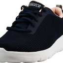 Skechers Women's Gowalk Joy Lace-up Sneakers (7 Wide, Navy/Pink)