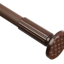 Tension Shower Curtain, Spring Shower Tension Curtain Rod, Closet Rod, for Windows or Shower, Rust Resistant Easy to Install, Umimile (Brown, 51-126”)