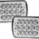 2PCS 7X6 5X7 Inch Sealed Headlight High Low Beam Headlights Compatible With International 4700 4900 8100 9900 9900I IX Truck