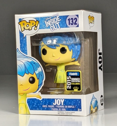 Disney Pixar Inside Out #132 Joy Pop Figurine 2015 Summer Convention Exclusive by FunKo