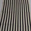 Collive Black and White Striped Fall Door Mat 24"x35", Cotton Hand Woven Welcome Entryway Rug,Washable Small Porch Autumn Decor, Welcome Door Mat for Indoor Outdoor Kitchen Farmhouse Entrance
