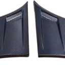 Carbon Fiber FRP Unpainted Material Front Side Fenders Air Vents Car Styling Compatible for Mustang 15-17(FRP)