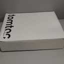 tomtoc Travel Backpack 40L, TSA Friendly Flight Approved Carry-on Luggage Hand Water-resistant Lightweight Business Rucksack, Durable Large Weekender Bag Daypack Fits 17.3 Inch Laptop (Black-ripstop)