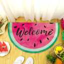 Ceenna Summer Watermelon Coir Doormat Watermelon Welcome Doormat Indoor Outdoor Summer Door Rug Non Slip Front Door Mat for Bathroom Porch Kitchen Decor Gift, 17 x 29 Inch