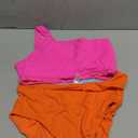 Women's One Piece Swimsuit- One Shoulder Bathing Suit Cutout Tummy Control Swimwear.XL