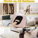 2 PCS 2025 Upgraded Five-Finger Pet Hair Remover Electrostatic Gloves, Pet Hair Removal Glove for Dog Cat Grooming, Durable Dogs Cats Hair Removal Tool for Furniture Car Couch Carpet Clothes (Standard Size)