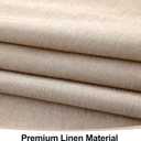 Smiry Rectangle Table Cloth Linen Textured, Waterproof Spillproof Anti-Wrinkle Burlap Tablecloth, Washable Decorative Fabric Table Cover for Dining, Party, Banquet, 52 x 70 Inch, Linen