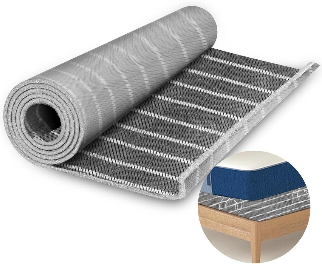 Mattress Underlay Under Mattress Pad with Breathable Meshfiber Cuttable Under Mattress Ventilation Aire-Flow Mattress Underlay for RV Bed Camper Boat 118.1 * 39.3in
