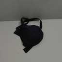 Maidenform Underwire, One Fab Fit Demi T-Shirt, Convertible Bras for Women (40C, Black/Navy Eclipse)