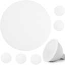 Garneck 6Pcs Spotlight Diy Materials White Led Light Diffuser Covers for Ceiling Lights 5 Inch Energy-Saving Downlight Accessories for Custom Home Lighting