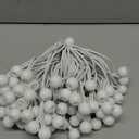 100 Pcs Ball Bungee Cords 6 Inch Bulk Bungee Balls Heavy Duty Outdoor Indoor for Shelter Camping Canopy Cargo Tents Poles (White)