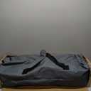 3 Person Camping Chair Padded Loveseat Camping Chair Folding Camping Couch Portable Double Camping Chairs Heavy Duty Camp Chair for Adults Outdoor Lawn with Two Cup Holders and Carry Bag (Grey)